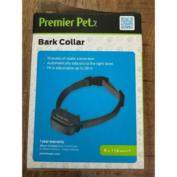 Premier Pet Bark Collar 8 lb 6 months and up 15 levels Static Auto Adjust GBC00 - Picture 7 of 9